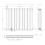 (Anthracite, 600 x 760mm - Double) Flat Panel Radiators Horizontal Vertical Heater 6
