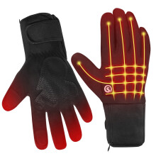 (L) Battery Electric Savior Heated Gloves, Winter Warm Glove for Arthritis Raynaud, Gloves Riding Ski Snowboarding Hiking Cycling Hand Warmers