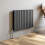 (Anthracite, 600 x 912mm - Double) Flat Panel Radiators Horizontal Vertical Heater 1