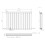 (Anthracite, 600 x 912mm - Double) Flat Panel Radiators Horizontal Vertical Heater 5
