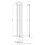 (Anthracite, 1600 x 300mm - Single) Flat Panel Radiators Horizontal Vertical Heater 6