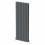(Anthracite, 1600 x 608mm - Double) Flat Panel Radiators Horizontal Vertical Heater 5