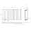 (Black, 600 x 1060mm - Single) Flat Panel Radiators Horizontal Vertical Heater 5