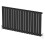 (Black, 600 x 1212mm - Single) Flat Panel Radiators Horizontal Vertical Heater 4