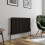(Black, 600 x 1064mm - Double) Flat Panel Radiators Horizontal Vertical Heater 1