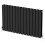 (Black, 600 x 1064mm - Double) Flat Panel Radiators Horizontal Vertical Heater 4