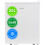 Abode Mini Drinks Cooler 25L Quiet Table Top White A25THBC102W 1