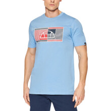 (Blue, S) ELLESSE EINZINI Mens T Shirt Casual Cotton Tee