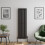 (Black, 1600 x 452mm - Single) Flat Panel Radiators Horizontal Vertical Heater 3