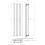 (Black, 1600 x 452mm - Single) Flat Panel Radiators Horizontal Vertical Heater 5