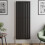 (Black, 1600 x 604mm - Single) Flat Panel Radiators Horizontal Vertical Heater 3