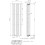 (Black, 1800 x 528mm - Single) Flat Panel Radiators Horizontal Vertical Heater 5