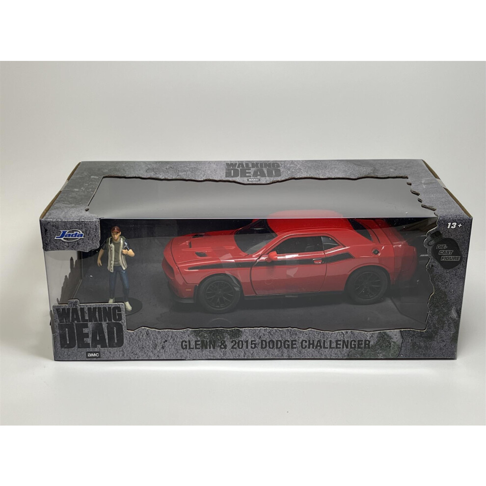 The Walking Dead Glenn and 2015 Dodge Challenger SRT Hellcat 1:24 Jada 35185