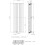 (Black, 1600 x 532mm - Double) Flat Panel Radiators Horizontal Vertical Heater 5