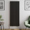 (Black, 1600 x 608mm - Double) Flat Panel Radiators Horizontal Vertical Heater 3