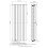 (Black, 1600 x 608mm - Double) Flat Panel Radiators Horizontal Vertical Heater 5