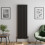 (Black, 1800 x 532mm - Double) Flat Panel Radiators Horizontal Vertical Heater 3