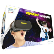 VR Headset + Maths educational games [times tables subtraction…] for kids 5 6 7 8…12 years old [Fun games] VR Maths set [3D glasses]