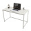 House of Home Rustic Computer Desk White Top Desk with Metal Frame, 100 x 50 x 76 cm 5