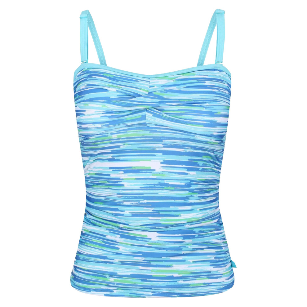 (8 UK, Seascape) Regatta Womens/Ladies Aceana Tankini II Top