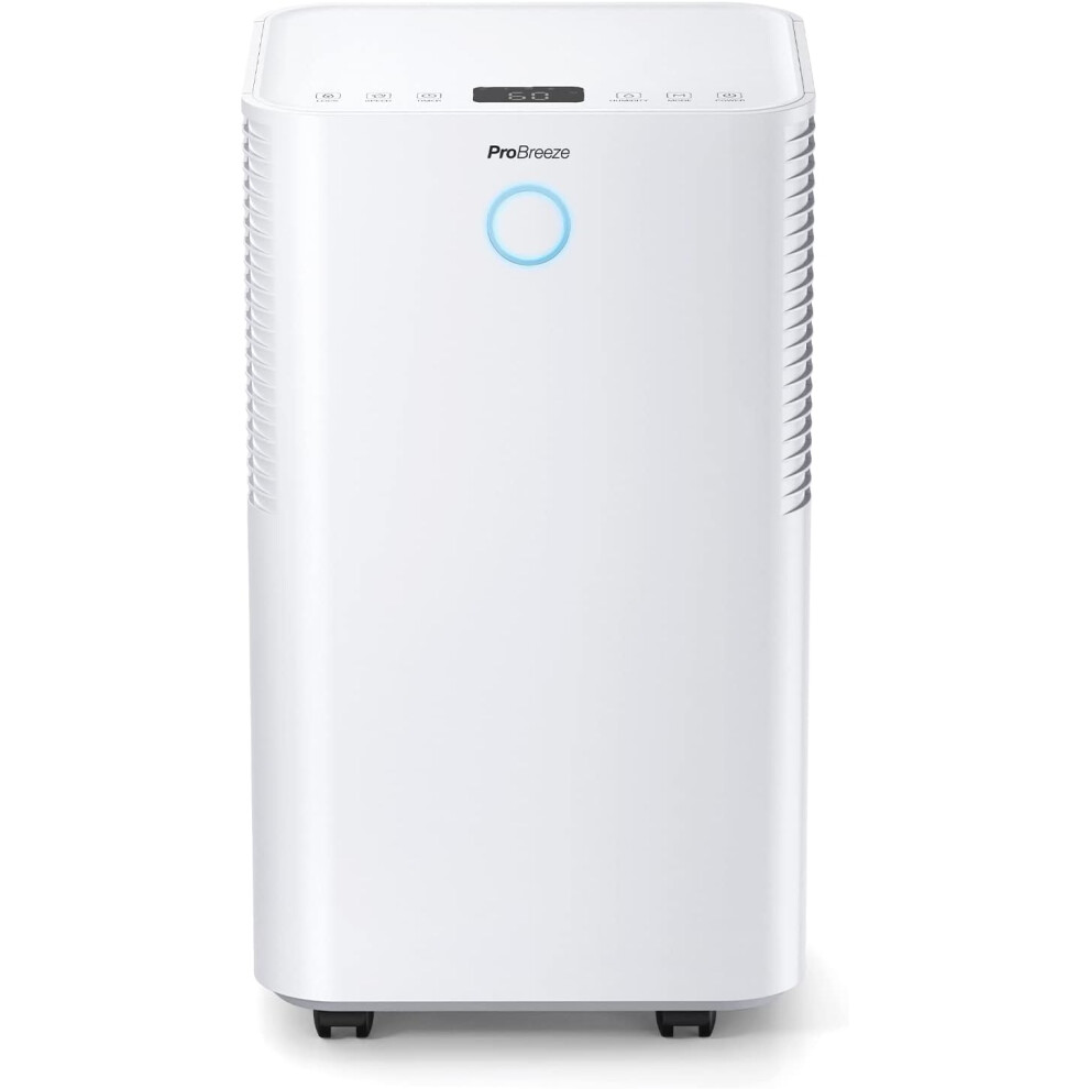 Pro Breeze 12L/Day Dehumidifier with Automatic Humidity Sensor