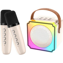 Detský karaoke stroj Mini karaoke stroj s 2 bezdrôtovými mikrofónmi Súprava reproduktorov Hifi kvality zvuku