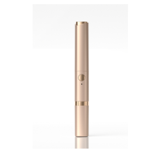 Electric Heating Eyelash Curler with Electric Eyebrow Knife Trimmer Beauty Instrument 2 in 1(gold)