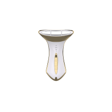Ferramenta para Pescoço e Rosto com Led de 5 Cores para Cuidados com a Pele Branco e Dourado