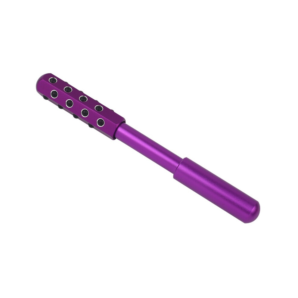 Chronus Purple Radiance Roller - Germanium Stone Lifting Facial Beauty Massage Tool/Roller/Massage Stick For Firming/Tightening Skin(Purple)
