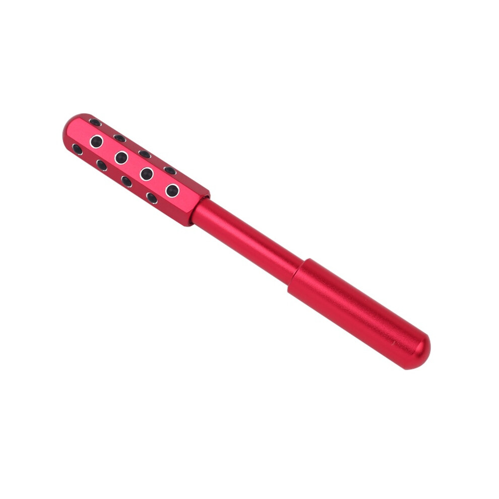 Chronus Red Radiance Roller - Germanium Stone Lifting Facial Beauty Massage Tool/Roller/Massage Stick For Firming/Tightening Skin(Red)