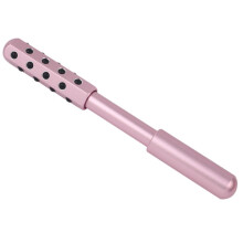 Radiance Roller - Germanium Stone Lifting Facial Beauty Massage Tool/Roller/Massage Stick for Firming/Tightening Skin(pink)