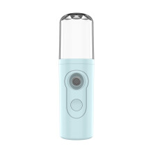 Beleza Facial Vaporizador de Viagem Umidificador Mini Vapor Facial Portátil Pulverizador Facial Instrumento Hidratante Azul