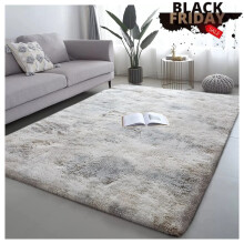 (120x170 cm (Small Area Rug)) Silver Rugs Anti-Slip Large Shaggy Rug Super Soft Mat Living Room Bedroom Carpet