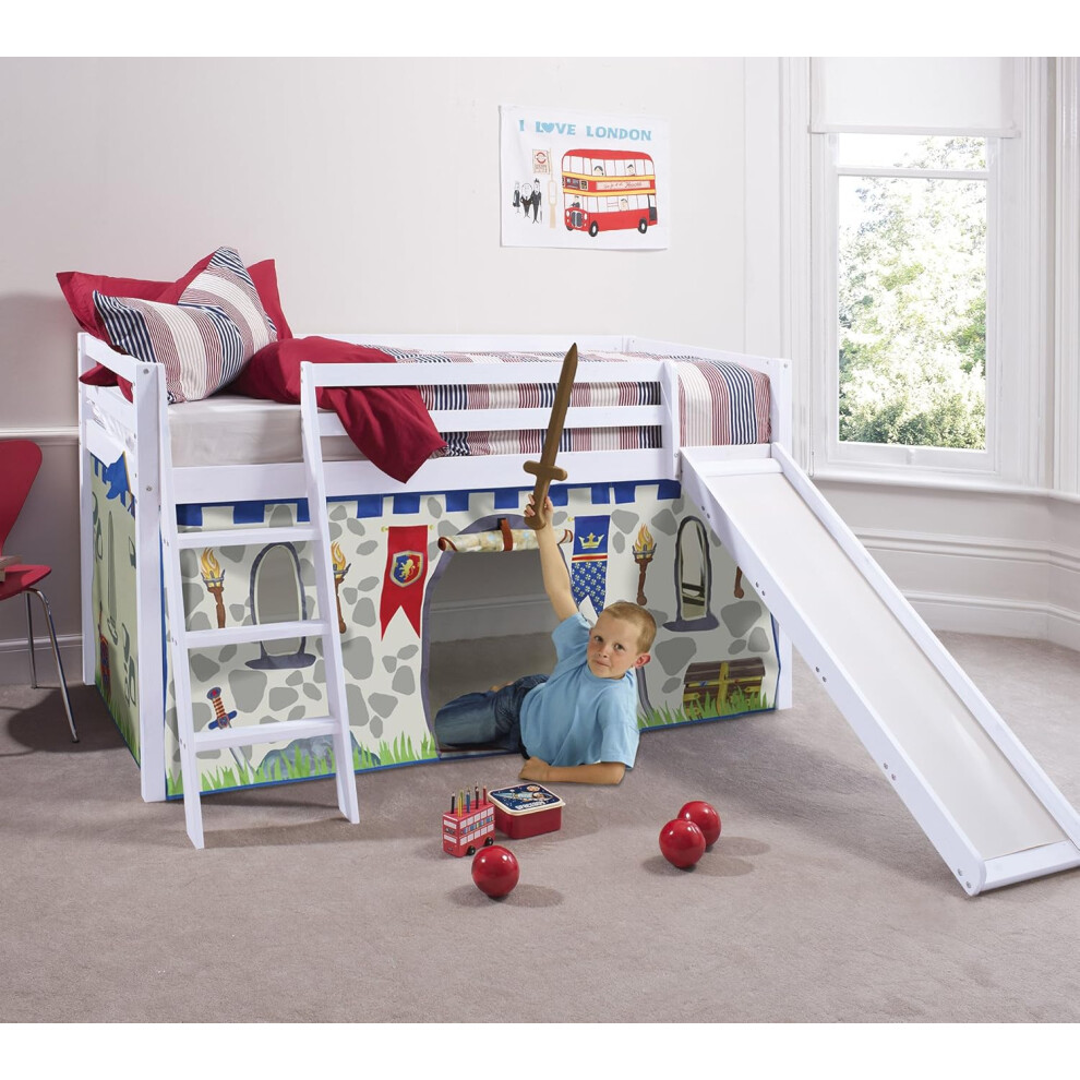 Tent for Midsleeper Cabin Bed Kids Loft Bunk in Knights