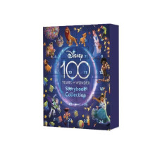 (B) 24pcs Toy Winnie The Pooh Mickey Minnie Stitch Advent Calendar Blind Box Set Christmas Gifts Decorations Kids Toys