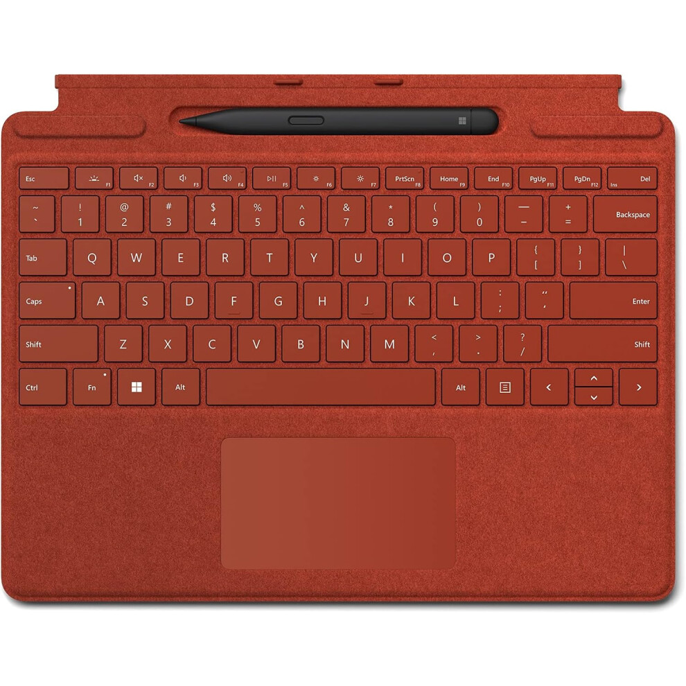 Microsoft Surface Pro 8,9,X - Signature Type cover - Red -& Slim Pen 2