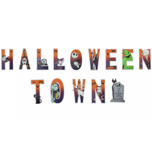 Night Before Halloween Town Yard "HALLOWEEN" Latter Decorations 2