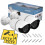 JUSTOP 2x Bullet Dummy CCTV Camera, White&Black Decoy Security Cameras 3