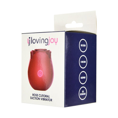 Loving Joy Rose Toy Clitoral Suction Vibrator 1