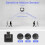 (10 Watts) LED Cool White Floodlight Outside Light 10W-100W 6