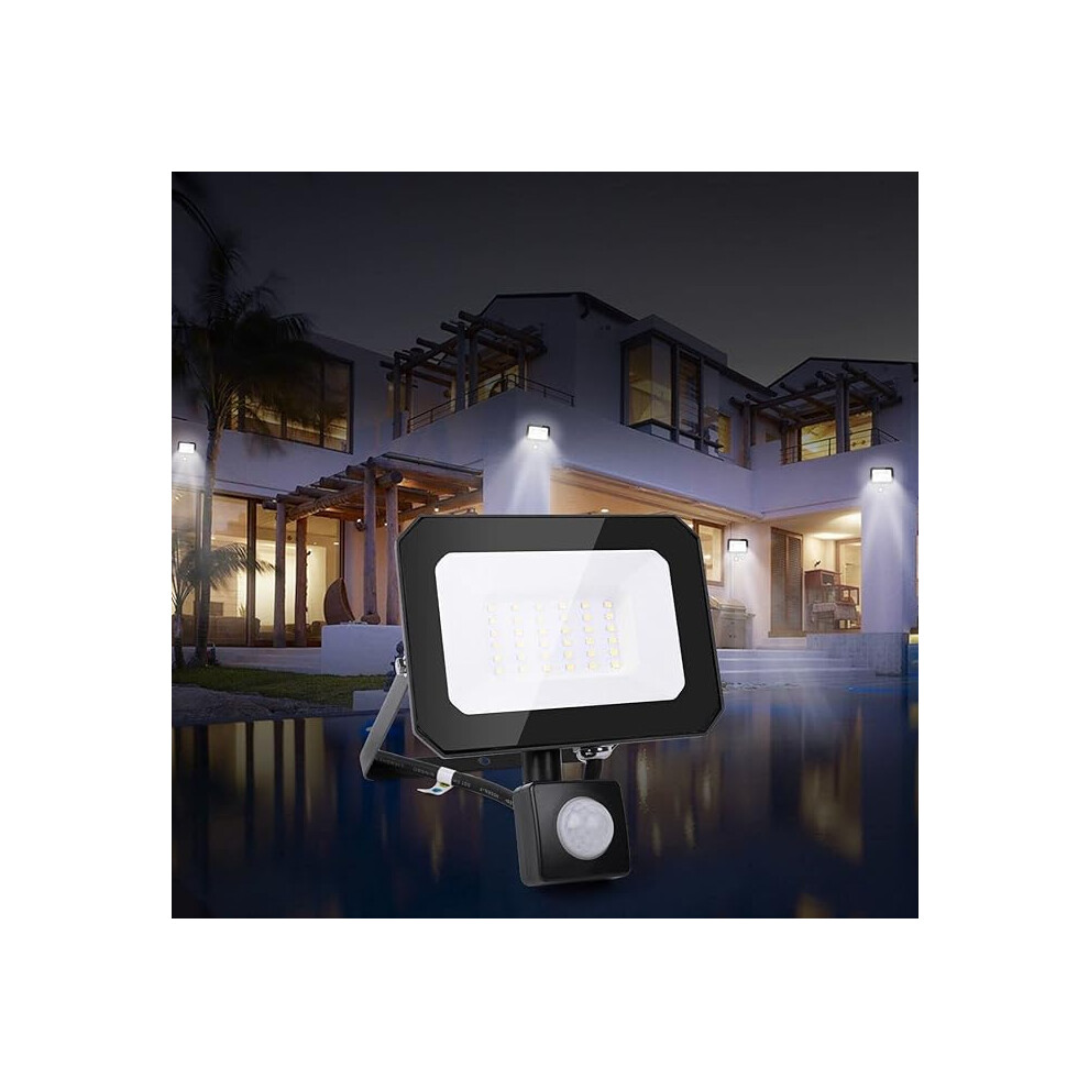 (30 Watts) LED Cool White Floodlight Outside Light 10W-100W