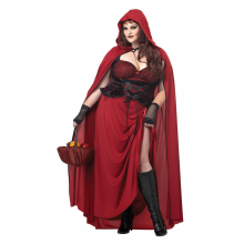 California Costumes Dark Red Riding Hood Costume (Plus Size) Plus 2X