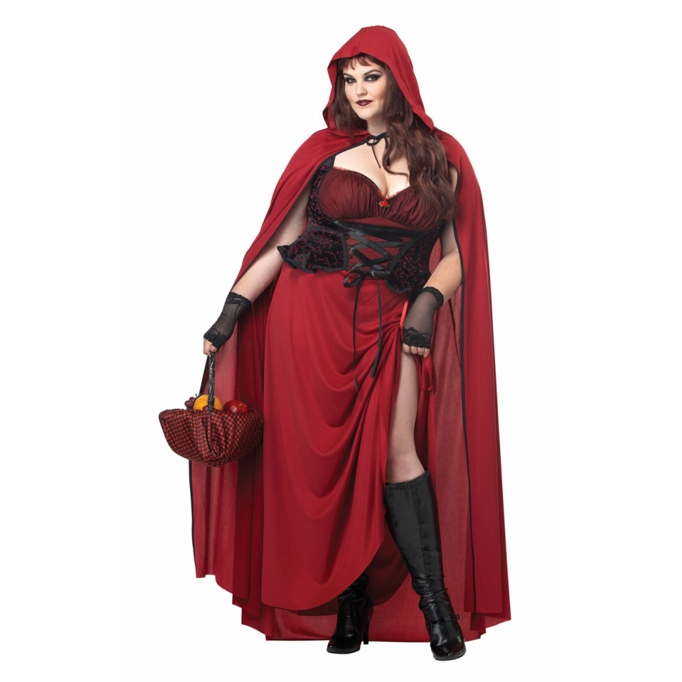 California Costumes Women's Dark Red Riding Hood Adult-Sized Costume (pack of 3) - Image 2