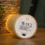7.5cm x 10cm Cream Wax Melted Pool Effect Candle with Timer Function and Warm White LED 7