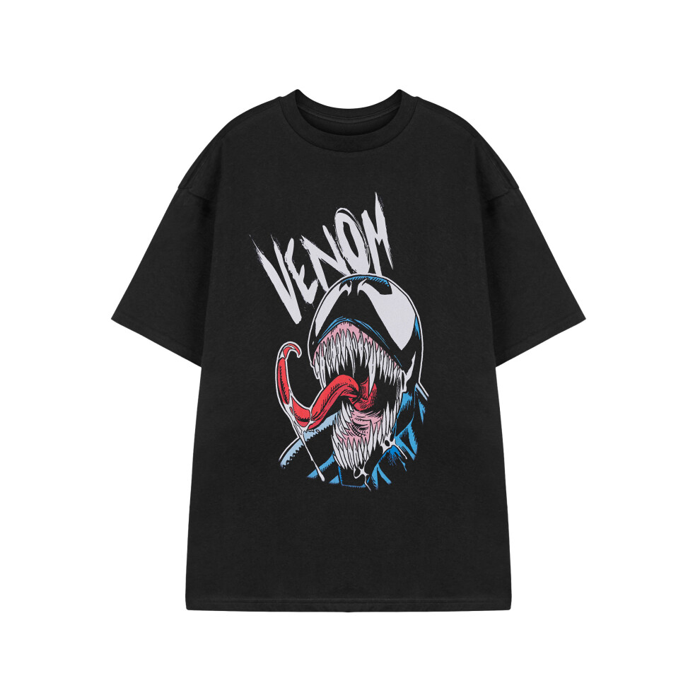 (XX-Large) Marvel Venom Short Sleeved T-Shirt (Mens Black)