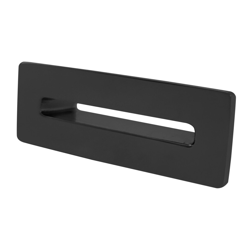 Nes Home Matt Black Rectangle Basin Overflow Stopper