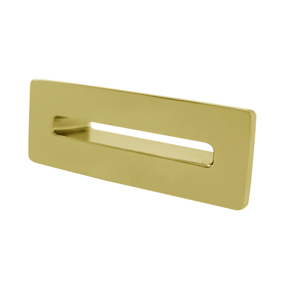 Nes Home Gold Rectangle Basin Overflow Stopper