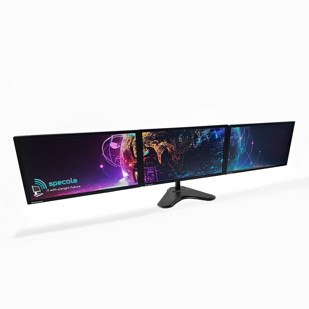 Lenovo Triple Screen 23" Monitors - (1920 x 1080) - 2xHDMI/1xUSB-C