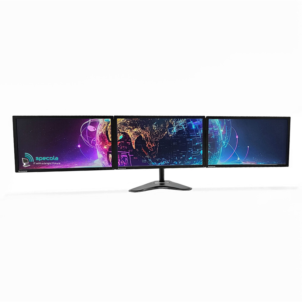 Lenovo Triple Screen 3X23" Monitors - (1920 X 1080) - 2Xdp/1Xhdmi