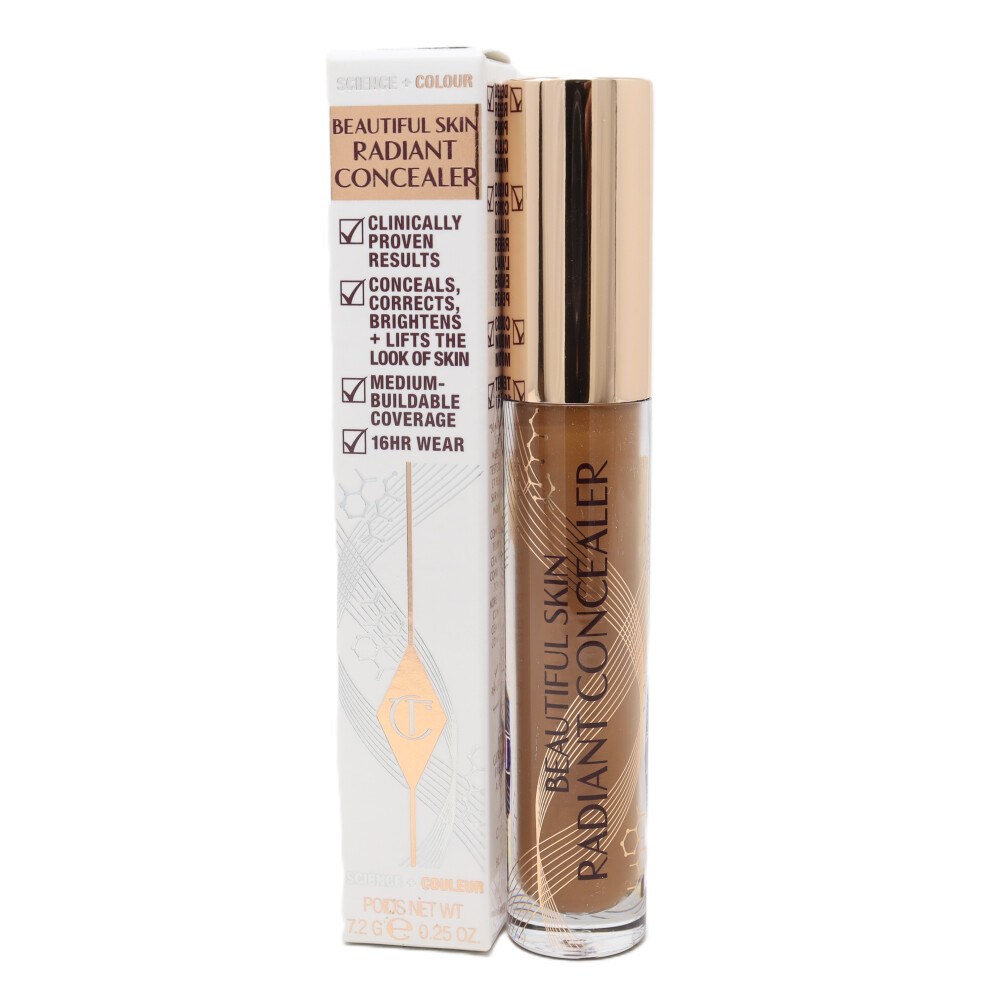 (15.5 Deep Fonce) Charlotte Tilbury Beautiful Skin Radiant Concealer  0.25oz/7.2g New With Box